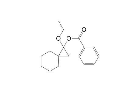 1-Ethoxyspiro[2.5]oct-1-yl benzoate