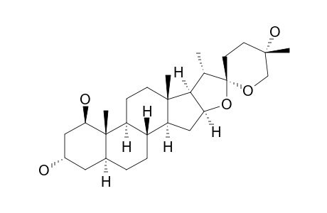 POMPEYGENIN;(25R)-1-BETA,3-ALPHA,25-TRIHYDROXY-5-ALPHA-SPIROSTANE