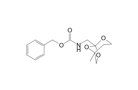 (5-Methyl-2,7,8-trioxabicyclo[3.2.1]oct-1-ylmethyl)carbamic acid benzyl ester