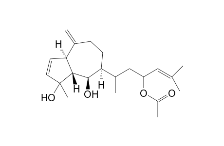 ((1R*,5S*,6R*,7S*,9Z*)-5-(3'-Acetoxy-1',5'-dimethyl-4'-en-1'-yl)-2-methylene-8-methylbicyclo[5.3.0]decan-6,8-diol