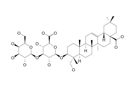 CARYOCAROSIDE_II-7;3-O-BETA-D-GALACTOPYRANOSYL-(1->3)-BETA-D-GLUCURONOPYRANOSYLHEDERAGENIN