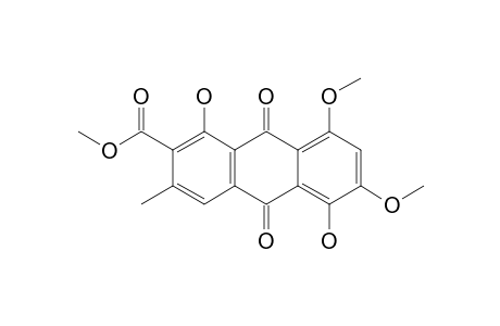 6,8-DI-O-METHYL-ClAVORUBIN-METHYLESTER