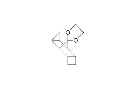 exo, endo-Tetracyclo(4.3.1.0/2,5/.0/7,9/)decane-10-spiro-2'-(1',3'-dioxolane)