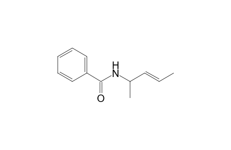 Benzamide, N-(1-methyl-2-butenyl)-, (E)-(.+-.)-