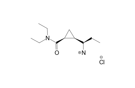 (1S,2R)-2-[(S)-1-AMINOPROPYL]-N,N-DIETHYLCYCLOPROPANECARBOXAMIDE-HYDROCHLORIDE