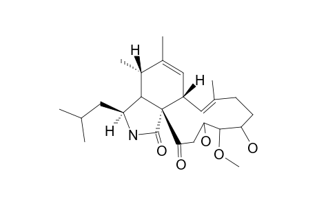 17,19-DIHYDROXY-18-METHOXY-10-ISOPROPYL-14-METHYL-[12]-CYTOCHALASA-6,13-DIEN-1,21-DIONE;ASPOCHALASIN-K