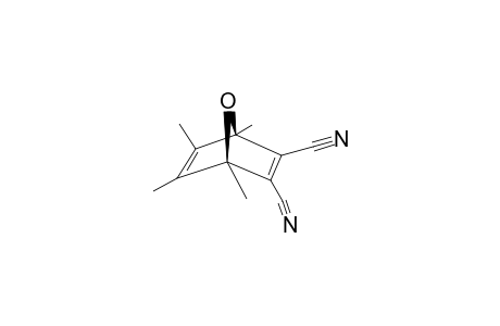 1,4,5,6-TETRAMETHYL-7-OXABICYCLO-[2.2.1]-HEPTA-2,5-DIENE-2,3-DICARBONITRILE