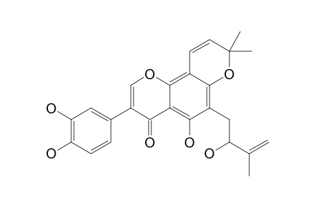 5,3',4',2'''-TETRAHYDROXY-2'',2''-DIMETHYLPYRANO-(5'',6'':7,8)-6-(3'''-METHYL-3'''-BUTENYL)-ISOFLAVONE