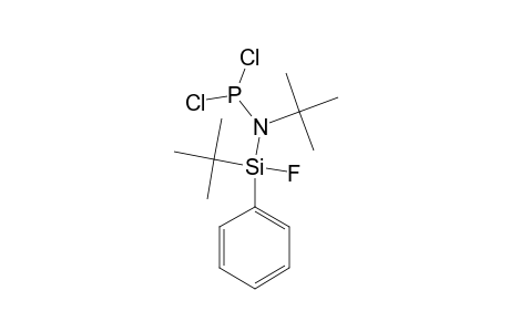 [TERT.-BUTYL-(TERT.-BUTYLFLUOROPHENYLSILYL)-AMINO]-DICHLOROPHOSPHANE