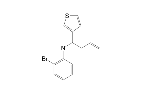 2-BROMO-N-[1-(TIOPHEN-3-YL)-BUT-3-EN-1-YL]-ANILINE