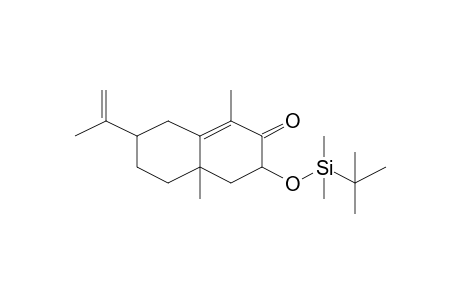 3-([tert-Butyl(dimethyl)silyl]oxy)-7-isopropenyl-1,4a-dimethyl-4,4a,5,6,7,8-hexahydro-2(3H)-naphthalenone