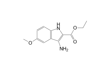 1H-indole-2-carboxylic acid, 3-amino-5-methoxy-, ethyl ester