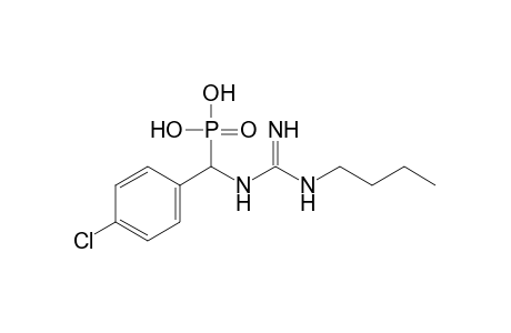 [alpha-(3-butylguanidino)-p-chlorobenzyl]phosphonic acid