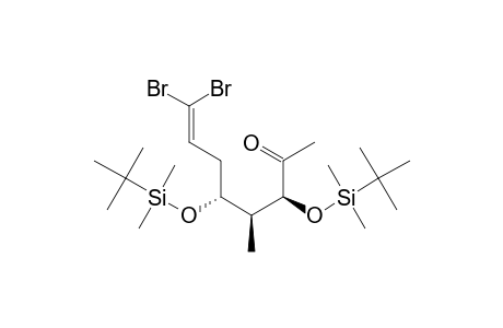 (3-S,4-S,5-R)-3,5-BIS-[(TERT.-BUTYLDIMETHYLSILYL)-OXY]-8,8-DIBROMO-4-METHYLOCT-7-EN-2-ONE