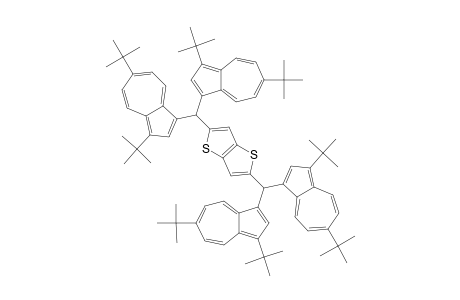 2,5-[BIS-(3,6-DI-TERT.-BUTYL-1-AZULENYL)-METHYL]-THIENO-[3,2-B]-THIOPHENE