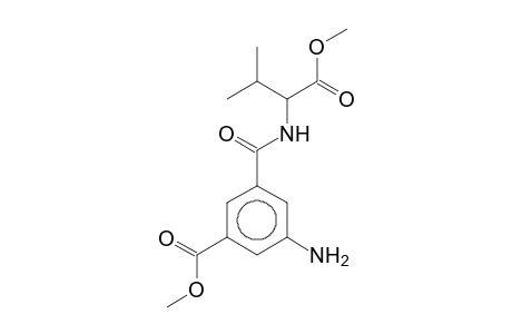 Methyl 3-amino-5-({[1-(methoxycarbonyl)-2-methylpropyl]amino}carbonyl)benzoate