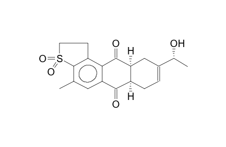 9-(1-HYDROXYETHYL)-4-METHYL-1,2,6A,7,10,10A-HEXAHYDROTHIENO[3,2-A]ANTHRACEN-3,3,6,11-TETRAONE