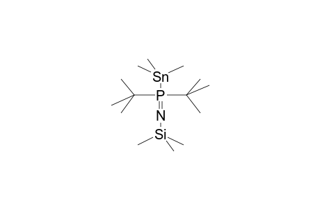 N-TRIMETHYLSILYL-P-TRIMETHYLSTANNYL-P,P-DI-TERT-BUTYLIMIDOPHOSPHORANE