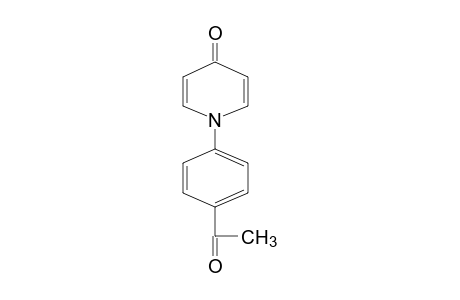 1-(p-ACETYLPHENYL)-4-(1H)-PYRIDONE