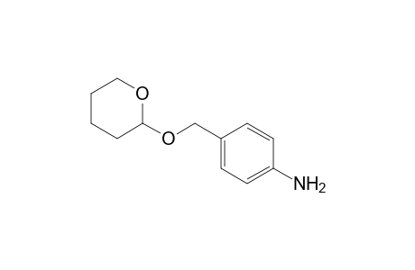 4-(2-Oxanyloxymethyl)aniline