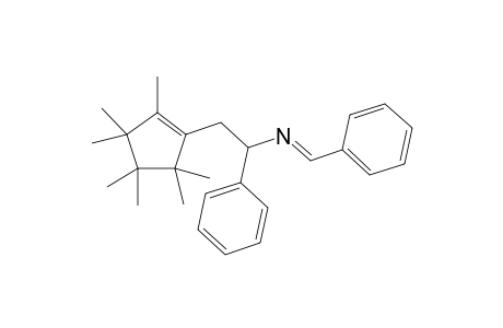 1-[ 2',4'-Diphenyl-3'-aza-3'-butenyl )=2,3,3,4,4,5,5-heptamethyl-1-cyclopentene