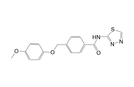 4-[(4-methoxyphenoxy)methyl]-N-(1,3,4-thiadiazol-2-yl)benzamide