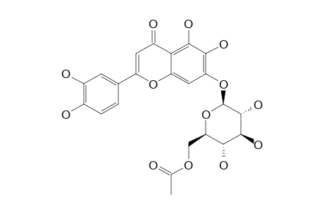 5,6,7,3',4'-PENTAHYDROXYFLAVONE-7-O-[6''-O-ACETYL]-BETA-GLUCOPYRANOSIDE