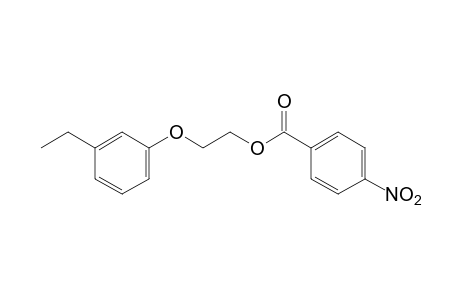 2-(m-ethylphenoxy)ethanol, p-nitrobenzoate