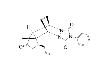 (1-R*,3A-R*,3B-S*)-1,2,3B,4-TETRAHYDRO-1-ALLYL-3A-METHYL-7-PHENYL-4,10-ETHENO-6-H,10-H-CYCLOPENTA-[1.3]-CYCLOPROPA-[1.2-D]-[1.2.4]-TRIA