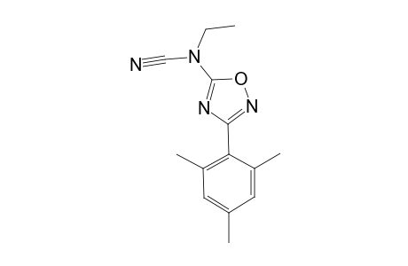 5-(N-CYANO-N-ETHYLAMINO)-3-(2,4,6-TRIMETHYLPHENYL)-1,2,4-OXADIAZOLE