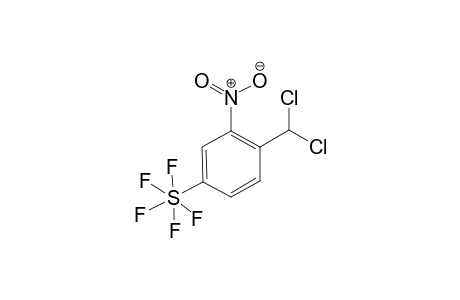 [4-(dichloromethyl)-3-nitrophenyl]-pentafluoro-$l^{6}-sulfane