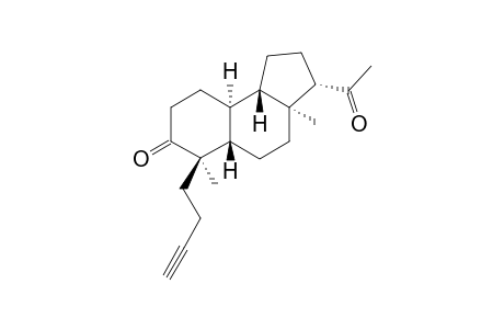 4,5-SECOPREGN-3-YNE-5,20-DIONE