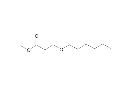 3-(hexyloxy)propionic acid, methyl ester