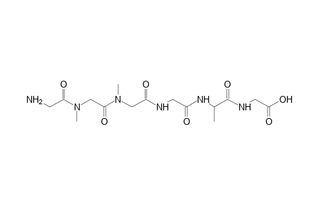 GLYCIN-SARCOSIN-SARCOSIN-GLYCIN-ALANIN-GLYCIN PEPTIDE