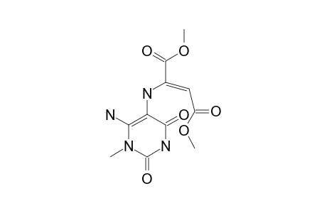 6-AMINO-5-(1,2-(E)-DICARBOMETHOXYVINYL)-AMINO-1-METHYL-PYRIMIDINE-2,4(1H,3H)-DIONE