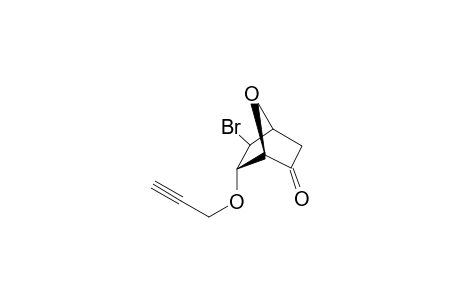 (+-)-5-exo-Bromo-6-endo-propargyloxy-7-oxabicyclo[2.2.1]heptan-2-one