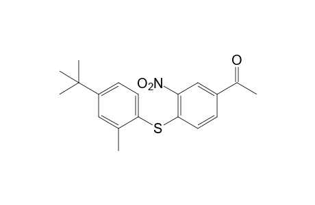 4'-[((4-tert-butyl-o-tolyl)thio]-3'-nitroacetophenone