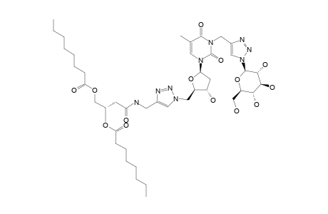 #9C;4-[1-[[(2R,3S,5R)-3-HYDROXY-5-(5-METHYL-2,4-DIOXO-3-[[1-[(2R,3R,4S,5S,6R)-3,4,5-TRIHYDROXY-6-(HYDROXYMETHYL)-TETRAHYDRO-2H-PYRAN-2-YL]-1H-1,2,3-TRIAZOL-4-Y