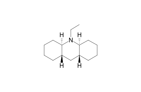 (4A-ALPHA,8A-BETA,9A-BETA,10A-ALPHA)-10-ETHYLTETRADECAHYDROACRIDINE