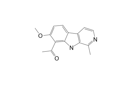 12-ACETYL-11-METHOXY-3-METHYL-BETA-CARBOLINE