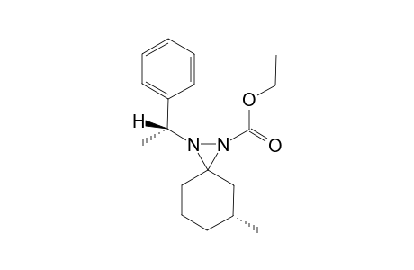 Ethyl 3'-Methyl-2-(1-phenylethyl)spiro[diaziridine-3,1'-cyclohexane]-1-carboxylate