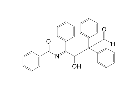 N-(3-formyl-2-hydroxy-1,3,3-triphenylpropylidene)benzamide