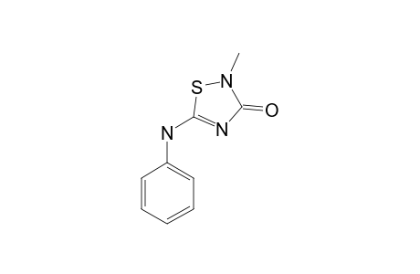 5-ANILINO-2-METHYL-3-OXO-DELTA-4-1,2,4-THIADIAZOLINE