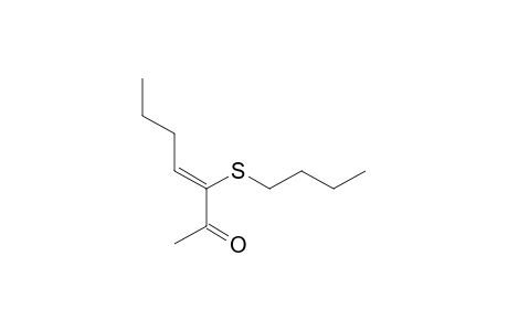 (Z)-3-(butylthio)-3-hepten-2-one