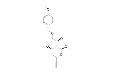 (2S,3R,4R,6S)-6-ETHYNYL-3-[(S)-1-HYDROXY-2-(4-METHOXYBENZYLOXY)-ETHYL]-2-METHOXY-3,4,5,6-TETRAHYDRO-2H-PYRAN-4-OL