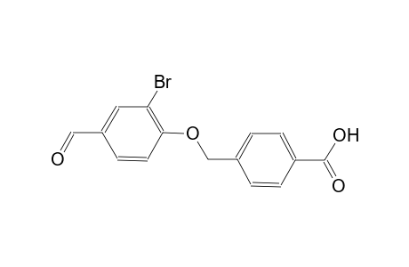 4-[(2-bromo-4-formylphenoxy)methyl]benzoic acid