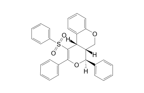 (4RS,4ASR,10BRS)-4A,10B-DIHYDRO-2,4-DIPHENYL-1-PHENYLSULFONYL-4H,5H-PYRANO-[3,4-C]-[1]-BENZOPYRAN