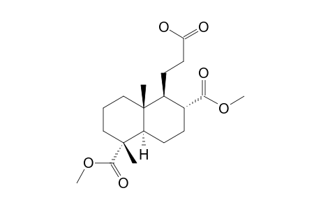 3-{[1S-(1-ALPHA,4A-BETA,5-BETA,6-ALPHA,8A-ALPHA)]-DECAHYDRO-2,5-DI-(METHOXYCARBONYL)-5,8A-DIMETHYL-1-NAPHTHALENE}-PROPIONIC_ACID