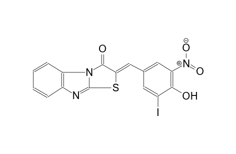 (2Z)-2-(4-hydroxy-3-iodo-5-nitrobenzylidene)[1,3]thiazolo[3,2-a]benzimidazol-3(2H)-one