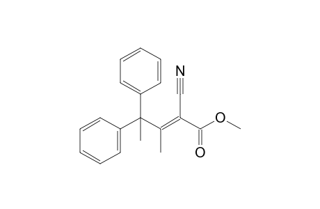 (E)-2-cyano-3-methyl-4,4-diphenyl-2-pentenoic acid methyl ester